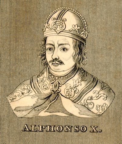 Alfonsa X, 1221-1284, 1830. autorstwa Unbekannt