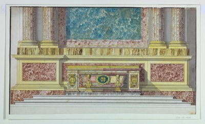 Ołtarz Mensa dla Kaplicy Borghese, Santa Maria Maggiore, Rzym autorstwa Unbekannt