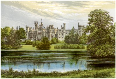Alton Towers, Staffordshire, dom hrabiego Shrewsbury, ok. 1880 autorstwa Unbekannt