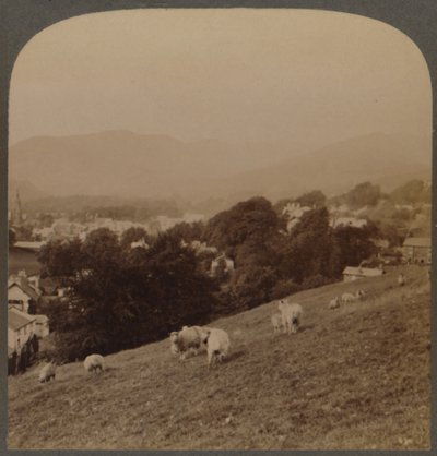Ambleside, w pięknej Dolinie Rothay, Lake District, Anglia, 1903. autorstwa Unbekannt