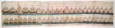 Amerykańska wojna o niepodległość: Bitwa pod Yorktown, 1781 autorstwa Unbekannt