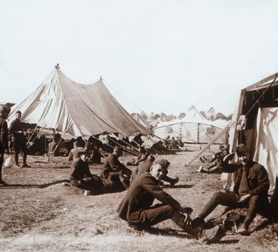 Obóz amerykański, Melette, Francja, c1914-c1918 autorstwa Unbekannt