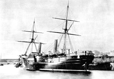 Amerykański parowiec transatlantycki, Arago, 1856 autorstwa Unbekannt