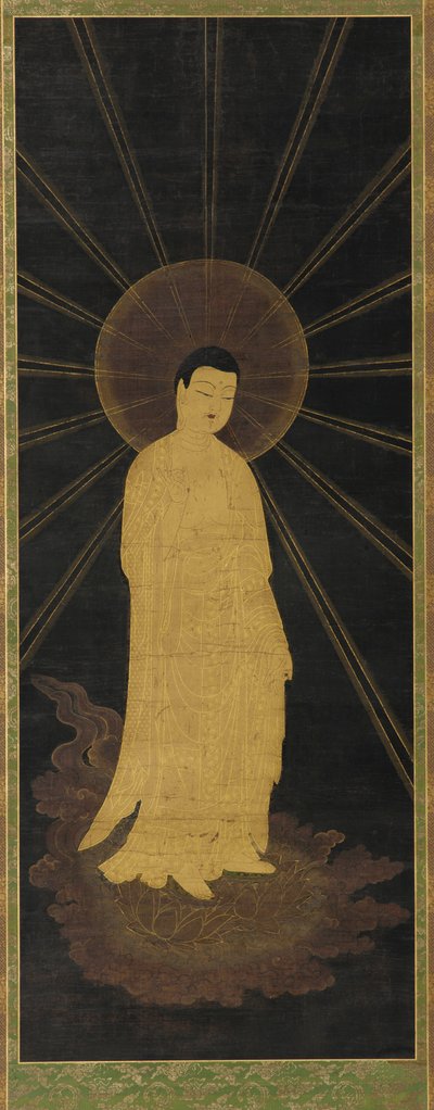 Amitabha Amida wita dusze w raju, okres Muromachi, XIV-XV wiek. autorstwa Unbekannt