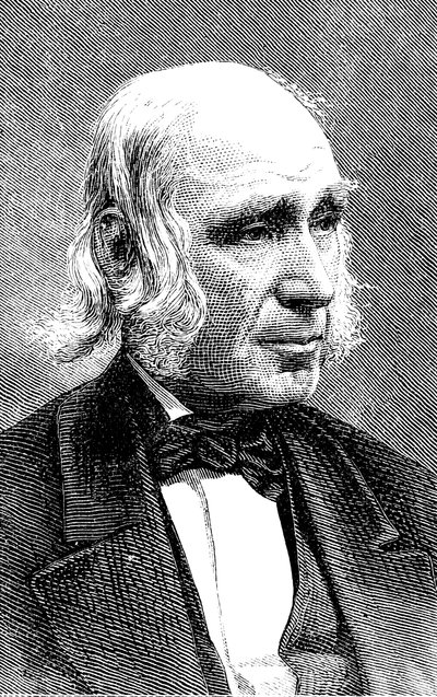 Amos Bronson Alcott 1799-1888, amerykański nauczyciel i transcendentalista autorstwa Unbekannt