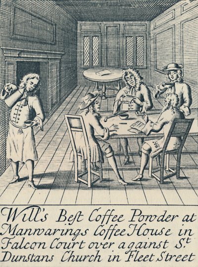 Reklama dla Wills Coffee House ok. 1700, 1944. autorstwa Unbekannt
