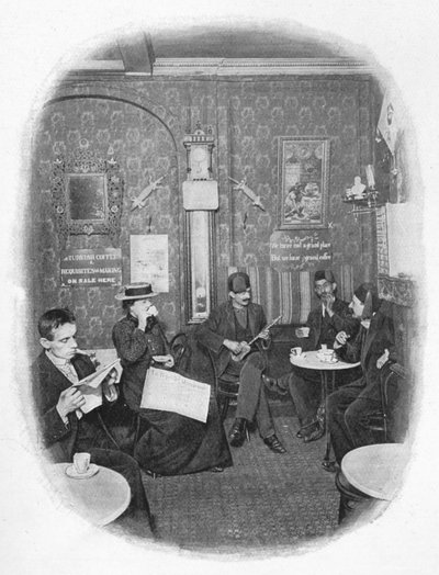 Arabska kawiarnia, Londyn, ok. 1901 1901 autorstwa Unbekannt