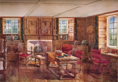 Salon elżbietański, XIX w., 1923 autorstwa Unbekannt