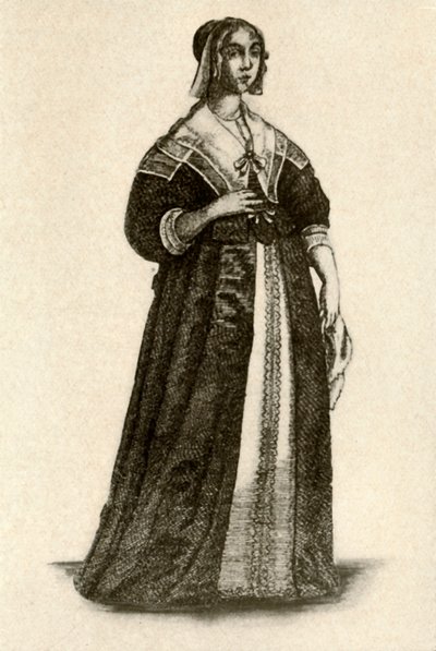 Angielka w stroju domowym, 1640, 1937. autorstwa Unbekannt