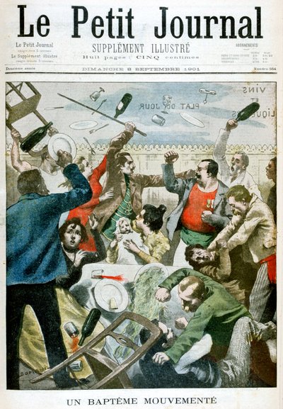 Niezwykły chrzest, 1901 autorstwa Unbekannt