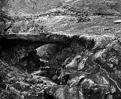 Most Inków, Peru, 1895 autorstwa Unbekannt