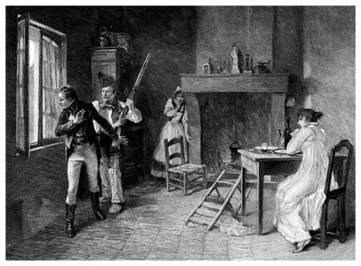 Incydent w Białym Terrorze, 1815, 1895 autorstwa Unbekannt