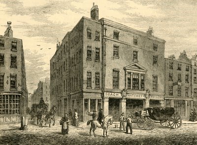 Stary sklep dla autokarów w Long Acre, 1881. autorstwa Unbekannt