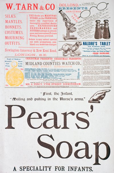 Strona reklamowa w Yuletide, 1882 autorstwa Unbekannt