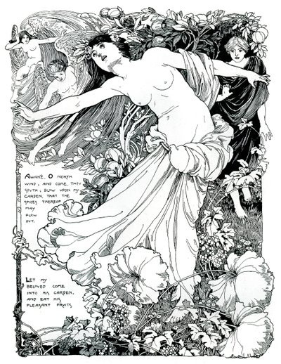 Ilustracja do Pieśni nad Pieśniami, 1899 autorstwa Unbekannt