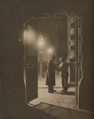 Incydent w stoczni w godzinach nocnych, ok. 1935. autorstwa Unbekannt