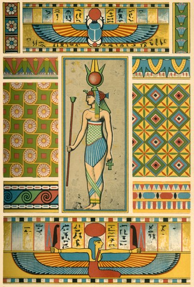 Staroegipska dekoracja, 1898. autorstwa Unbekannt