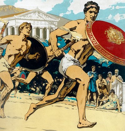 Starożytne Igrzyska Olimpijskie: sztafeta, 1922 autorstwa Unbekannt