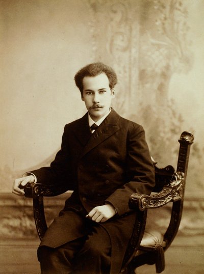 Andrei Bely, rosyjski powieściopisarz i poeta, 1904 autorstwa Unbekannt