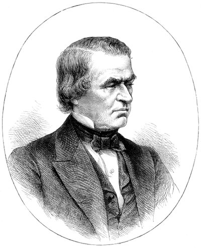 Andrew Johnson, 16. prezydent Stanów Zjednoczonych, ok. 1880 r. autorstwa Unbekannt