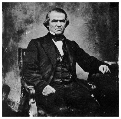 Andrew Johnson, 17 prezydent Stanów Zjednoczonych, lata 1860 1955 autorstwa Unbekannt