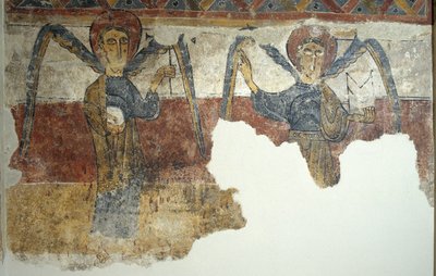 Anioły z Santa Maria de Taüll autorstwa Unbekannt