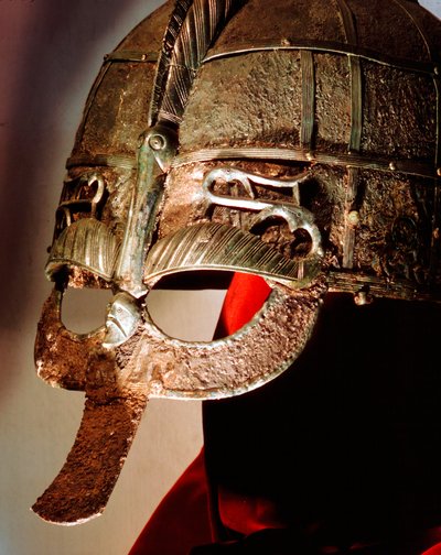 Anglosaski hełm ze skarbu Sutton Hoo, VII wiek autorstwa Unbekannt