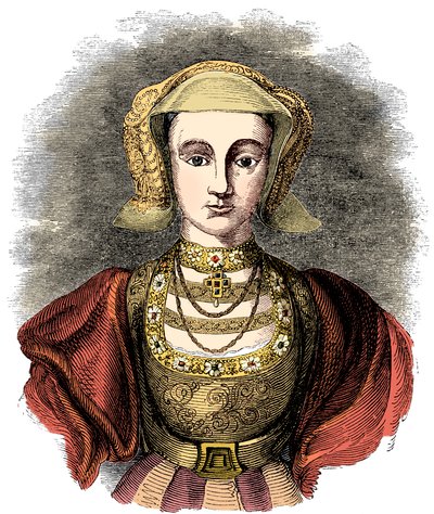 Anna z Kleve 1515-1557, czwarta żona Henryka VIII z Anglii, XIX wiek autorstwa Unbekannt
