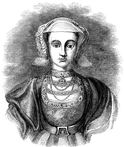 Anna z Kleve 1515-1557, czwarta żona Henryka VIII z Anglii, XIX wiek autorstwa Unbekannt