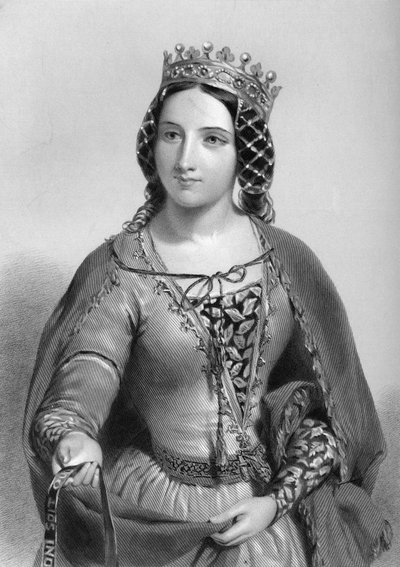 Anna Warwick 1456-1485, królowa małżonka króla Ryszarda III, 1851 autorstwa Unbekannt