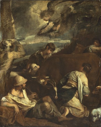 Zwiastowanie pasterzom, c. 1710. autorstwa Unbekannt