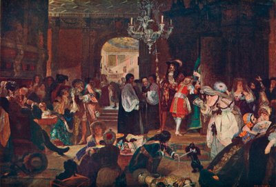 Przedpokój w Whitehall w chwilach śmierci Karola II, 1685 1905 autorstwa Unbekannt