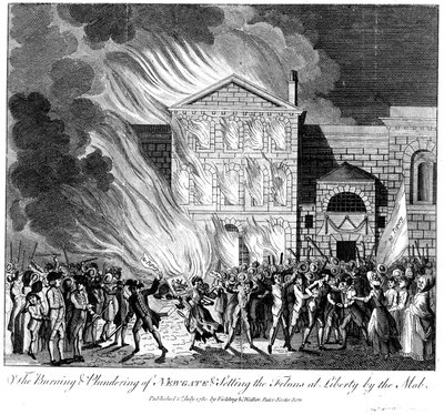 Antykatolickie zamieszki Gordona, Londyn, 6-7 czerwca 1780 autorstwa Unbekannt