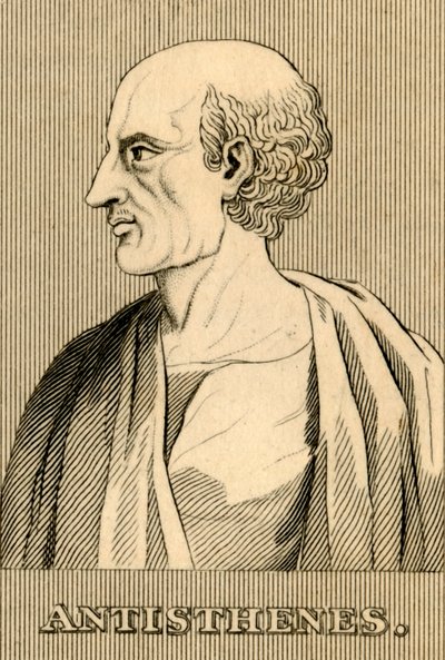 Antystenes, c445-365 pne, 1830. autorstwa Unbekannt