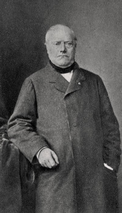 Antoine-Louis Barye, francuski rzeźbiarz, 1862 autorstwa Unbekannt
