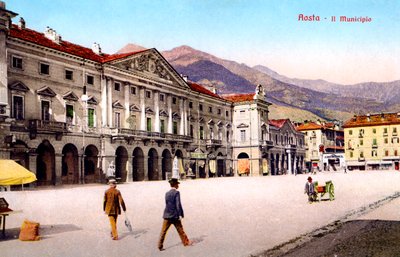 Aosta - Ratusz, XX wiek autorstwa Unbekannt