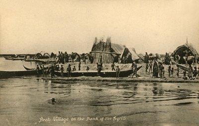 Wioska arabska na brzegu Tygrysu, ok. 1918-c1939. autorstwa Unbekannt