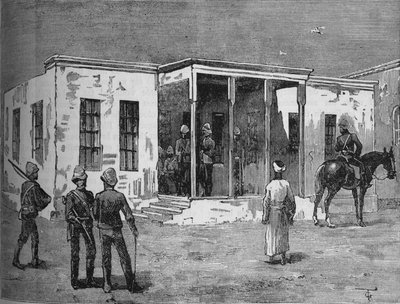 Więzienie Arabis w koszarach Abbassieh, ok. 1882 r. autorstwa Unbekannt