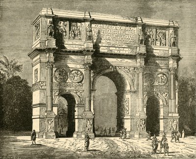 Łuk Konstantyna, 1890. autorstwa Unbekannt