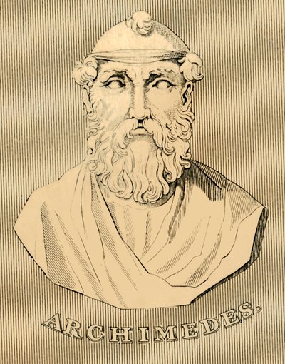 Archimedes, c287-212 pne, 1830. autorstwa Unbekannt