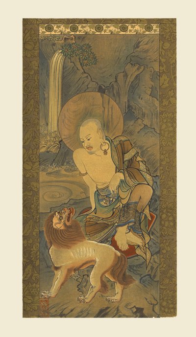 Arhat, Japończycy, późny okres Kamakura, XIV wiek, 1886 autorstwa Unbekannt