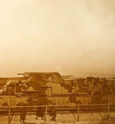 Pociąg pancerny, c1914-c1918 autorstwa Unbekannt