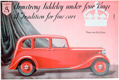 Reklama Armstrong Siddeley Motors, 1937 autorstwa Unbekannt
