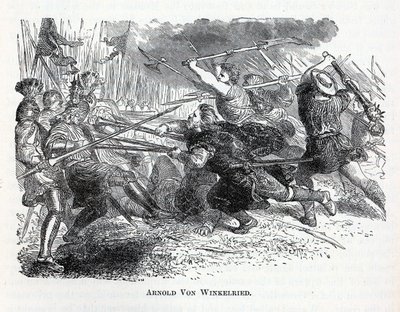 Arnold von Winkelried, 1882 r. autorstwa Unbekannt