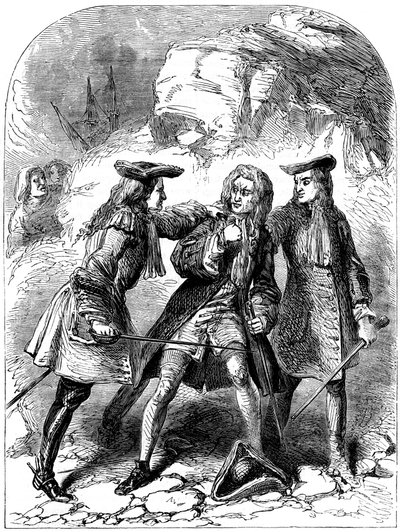 Aresztowanie Sir Johna Fenwicka, 1696, koniec XIX wieku autorstwa Unbekannt