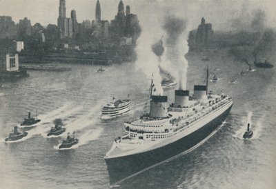 Przylot do Nowego Jorku w Normandii, 1936 autorstwa Unbekannt