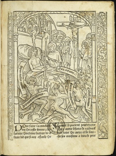 Ars moriendi Sztuka umierania, 1496. autorstwa Unbekannt