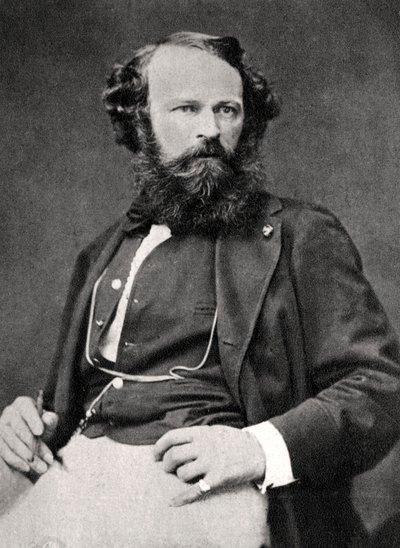 Arsene Houssaye, francuski powieściopisarz i poeta, 1861 autorstwa Unbekannt