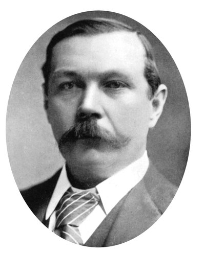 Arthur Conan Doyle, szkocki pisarz, ok. 1900 autorstwa Unbekannt