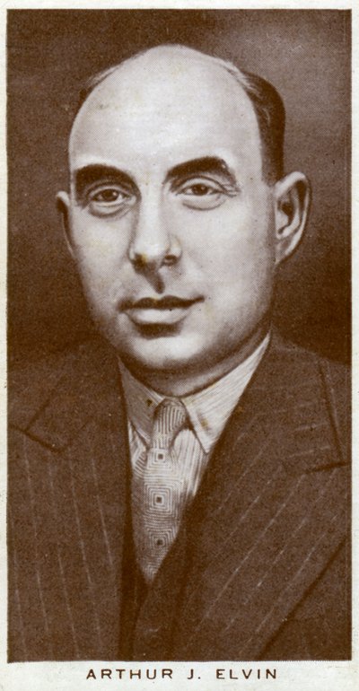 Arthur J Elvin, brytyjski promotor boksu, 1938 autorstwa Unbekannt